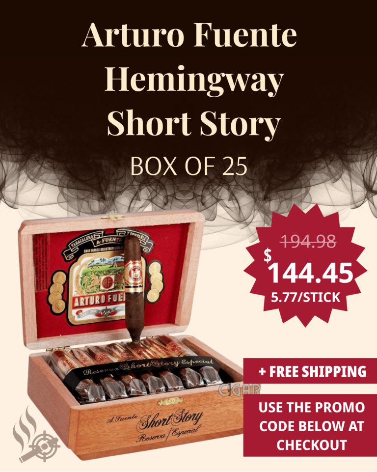 Arturo Fuente Hemingway Short Story box of 25