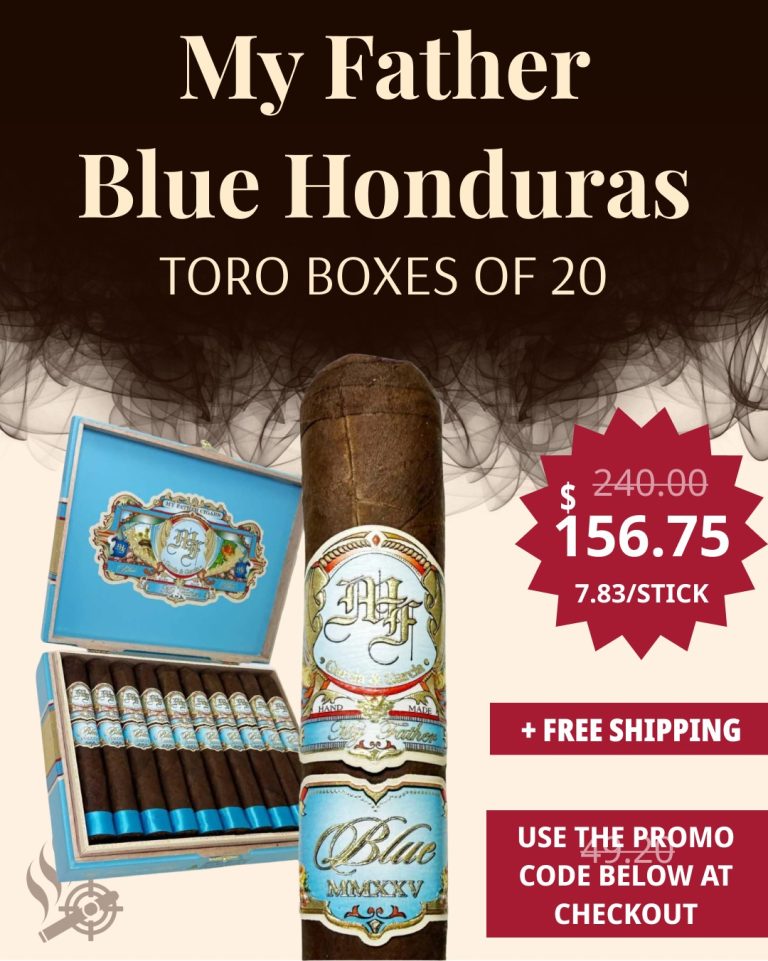 My Father Blue Honduras toro boxes of 20 pyramid