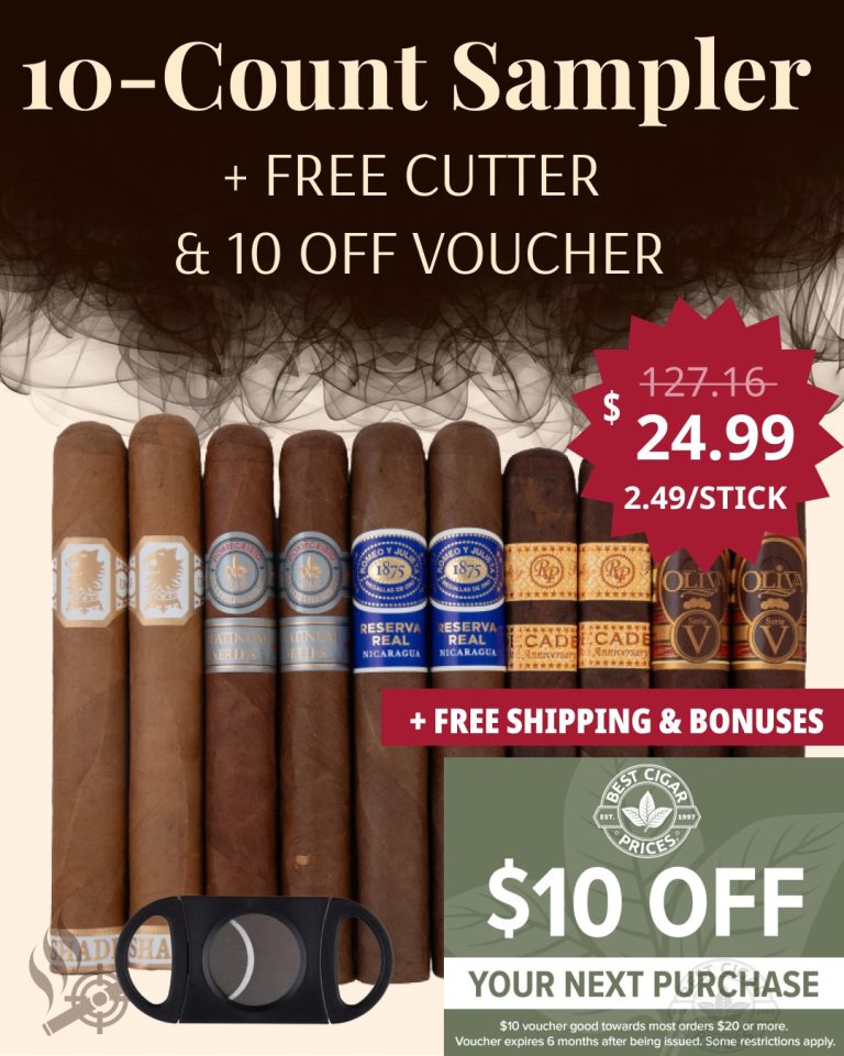 Top–shelf Tour 5–cigar Sampler 2x Deal